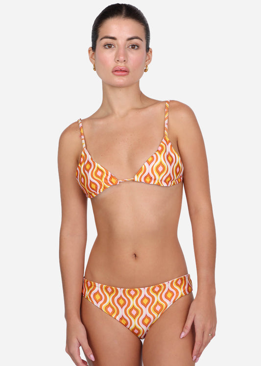 Vintage Triangle Bikini Top